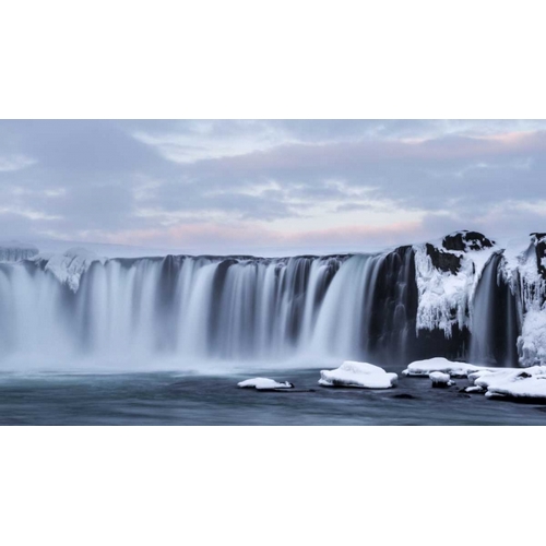 Iceland, Godafoss View of waterfall